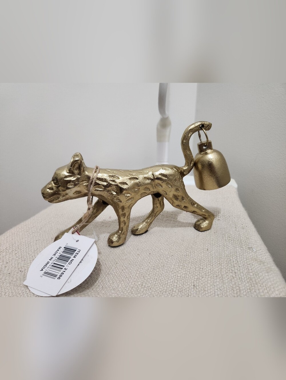 Gold Metal Leopard Figurine Snuffle!